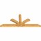 Ekena Millwork Richland Rough Sawn Timber Gable Bracket, Western Red Cedar, 96"W x 40"H x 4"D x 6"F, 10/12 Pitch GBW096X40X0406RIC00RWR - alternate 3